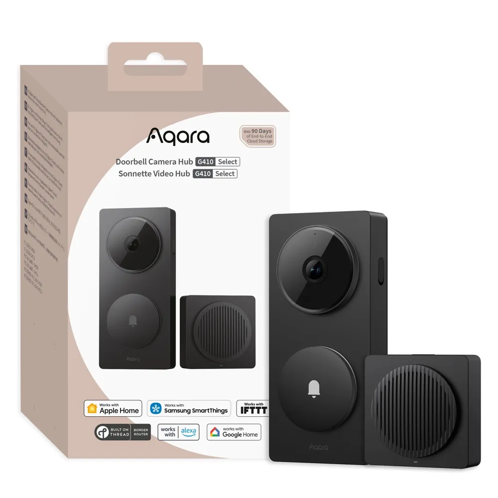 Aqara Doorbell Camera Hub G410 Czarny Wideodomofon