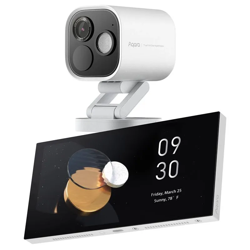 Zestaw Aqara Camera Hub G5 Pro Wi-Fi Biała + Panel Hub S1 Plus