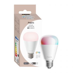 Aqara LED Bulb T2 RGB CCT E27 | Żarówka LED | Thread, Zigbee, Bluetooth, 950lm, 10.5W