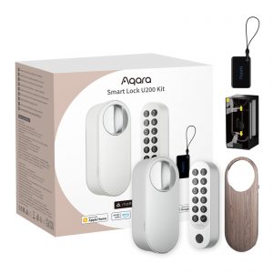 Aqara Smart Lock U200 Kit Biały | Inteligentny zamek do drzwi | HomeKit, Thread, Bluetooth 5.1, NFC
