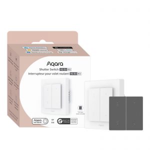 Aqara Shutter Switch H2 EU | Przełącznik do rolet | Thread, Bluetooth, Zigbee, offline