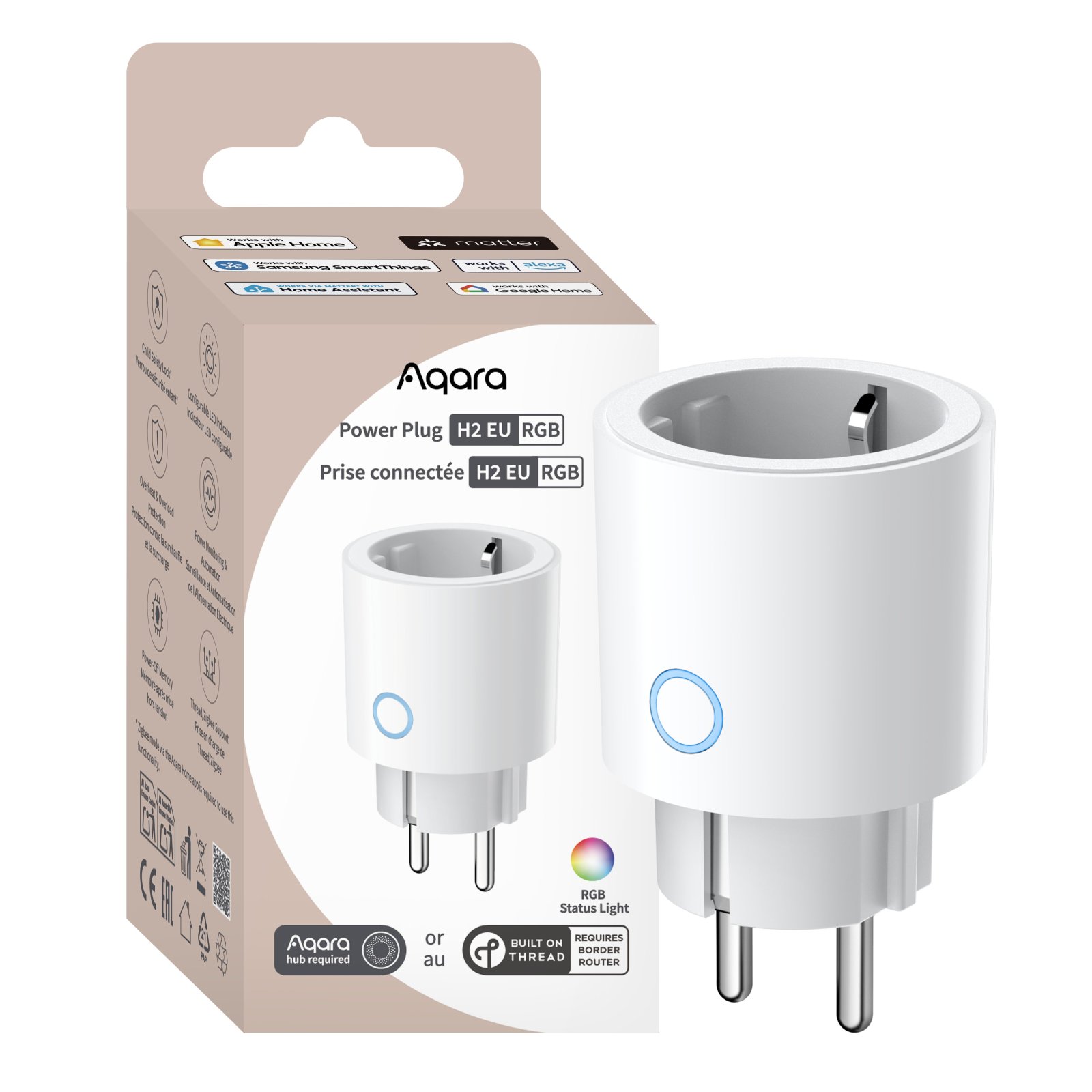 AQARA POWER PLUG H2 EU (RGB) (OFFLINE VERSION)